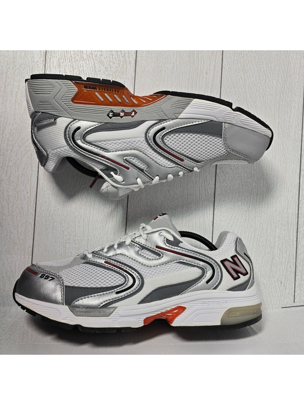 New Balance 857 M857ST Men’s 10.5 2E Wide Silver Made in USA NEW w/ Box